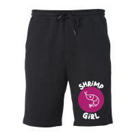 Shrimp Girl Seafood Shrimp Fleece Short | Artistshot