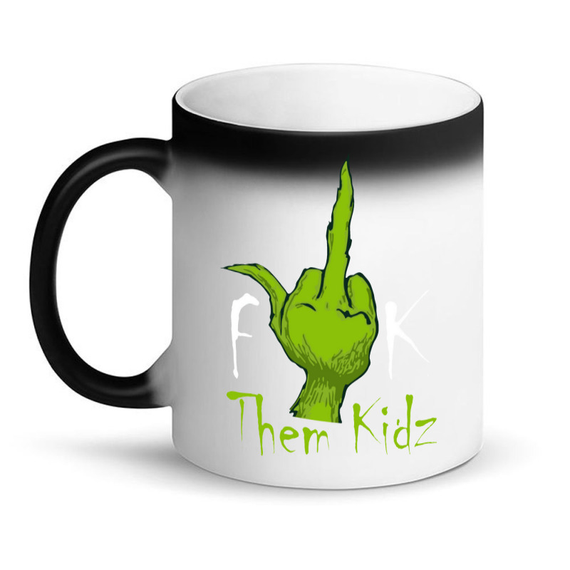 Middle Finger Them Kids Magic Mug | Artistshot