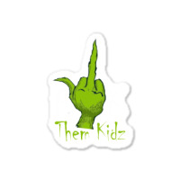 Middle Finger Them Kids Sticker | Artistshot