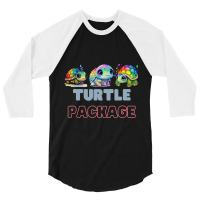 Sea Turtle Lover Kids Turtle Package 3/4 Sleeve Shirt | Artistshot