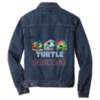 Sea Turtle Lover Kids Turtle Package Men Denim Jacket | Artistshot