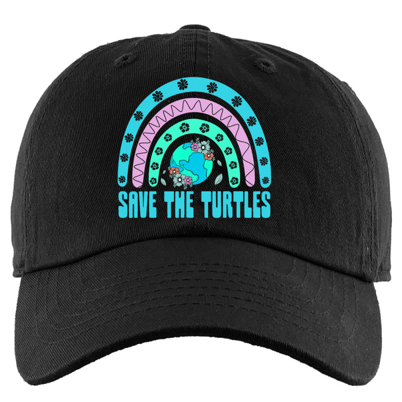 Save The Turtles Ecology Ocean Ecosystem Sea Turtl Kids Cap by AleaAlmondz | Artistshot