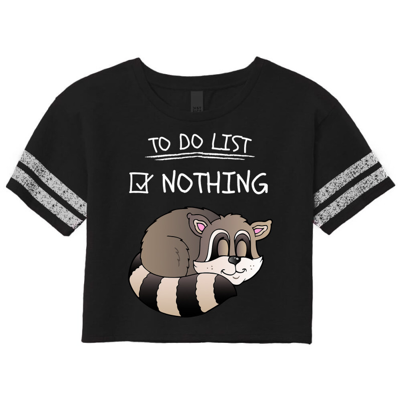 Skunk Cute Slacker Animal To Do List Scorecard Crop Tee by JayceMenchaca | Artistshot