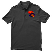 Saltwater Dwarf Angelfish Flame Angel Coral Beauty Men's Polo Shirt | Artistshot