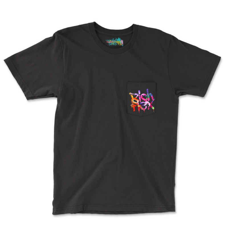 Rich Flex Paint Drip Minimalist Typography Art Pocket T-shirt | Artistshot