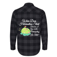 Sleeping Frog Toad When Hibernation Start 100 Part Flannel Shirt | Artistshot