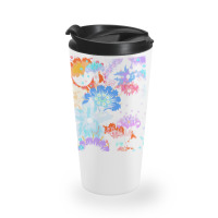 Flowers Illustration T  Shirt Sunshine Blossoms Travel Mug | Artistshot