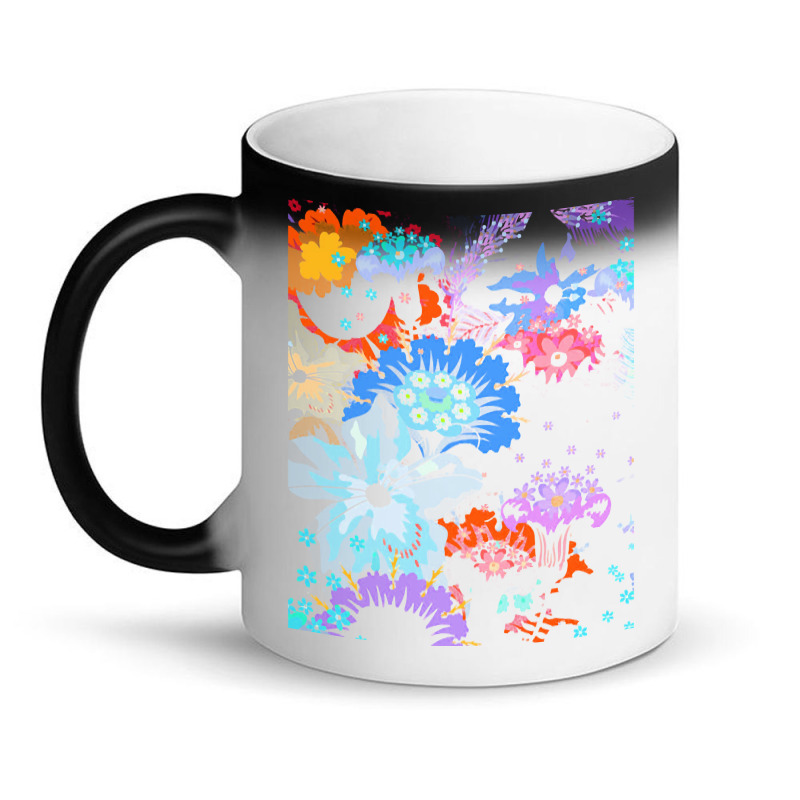 Flowers Illustration T  Shirt Sunshine Blossoms Magic Mug | Artistshot