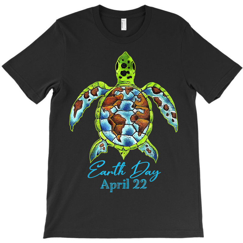 Sea Turtle Planet Funny Love World Environment Ear T-shirt | Artistshot