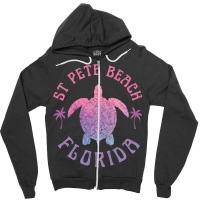 St Pete Beach Florida Sea Turtle Summer Vacation Zipper Hoodie | Artistshot