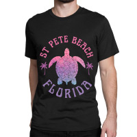 St Pete Beach Florida Sea Turtle Summer Vacation Classic T-shirt | Artistshot