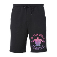 St Pete Beach Florida Sea Turtle Summer Vacation Fleece Short | Artistshot