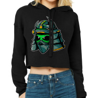 Samurai Alien Warrior Samurai Lovers Japan Funny A Cropped Hoodie | Artistshot