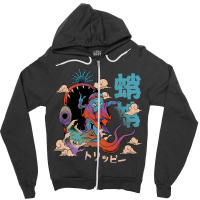 Samurai Octopus In Japanese Theme Zipper Hoodie | Artistshot