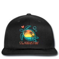 St. Augustine Florida Funny Sea Turtle Lover Gifts Printed Hat | Artistshot