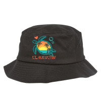 St. Augustine Florida Funny Sea Turtle Lover Gifts Bucket Hat | Artistshot