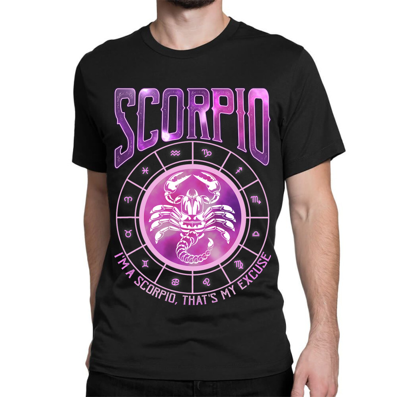 Scorpio Scorpion Zodiac Sign Funny Astrology Horos Classic T-shirt | Artistshot