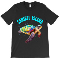 Sanibel Isaland Vacation 2sea Turtle Matching Fami T-shirt | Artistshot