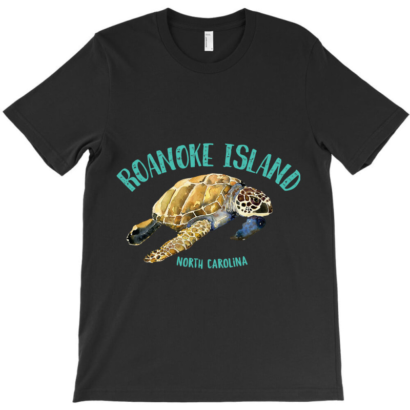 Roanoke Island North Carolina Sea Turtle Design T-shirt | Artistshot