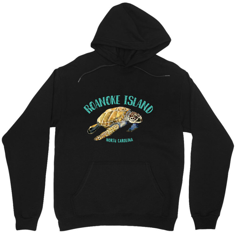 Roanoke Island North Carolina Sea Turtle Design Unisex Hoodie | Artistshot