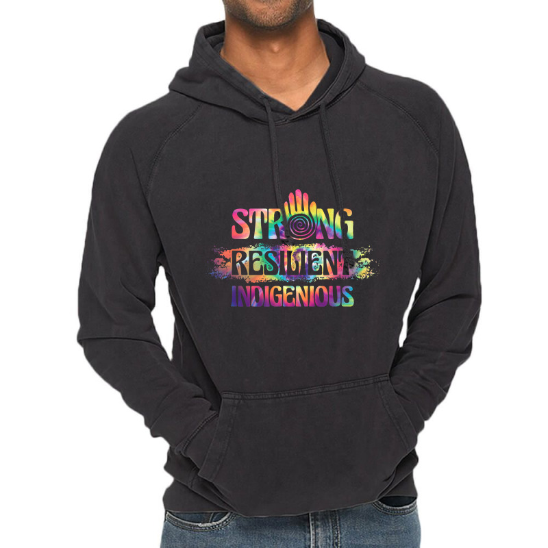 Strong Resilient Indigenious Cherokee Native Indig Vintage Hoodie by AnamarieStrawn | Artistshot