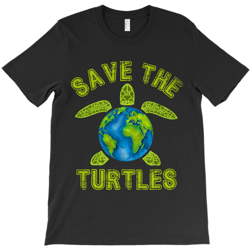 Save The Turtles Shirt Sea Turtle Ocean Wildlife E T-shirt | Artistshot