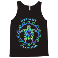 Stuart Florida Vacation Colorful Turtle Tank Top | Artistshot