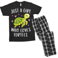 Sea Turtle Shirt For Girls Just A Girl Who Loves T Men's T-shirt Pajama Set | Artistshot