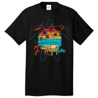 Sea Turtle St . Augustine Florida 2beach Summer Va Basic T-shirt | Artistshot