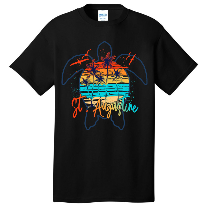 Sea Turtle St . Augustine Florida 2beach Summer Va Basic T-shirt by JOSEPHADAMS | Artistshot