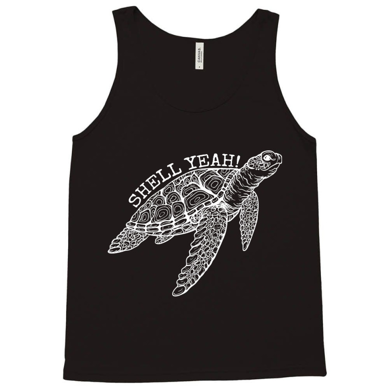 Shell Yeah Cute Tortoise Lover Gift Ocean Animal T Tank Top | Artistshot