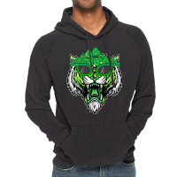 St. Patricks Day Tiger Cute Face Sunglasses Shamro Vintage Hoodie | Artistshot