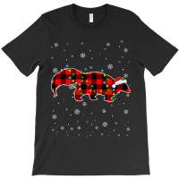 Skunk Lover Christmas Santa Hat Cute Animals Xmas  T-shirt | Artistshot