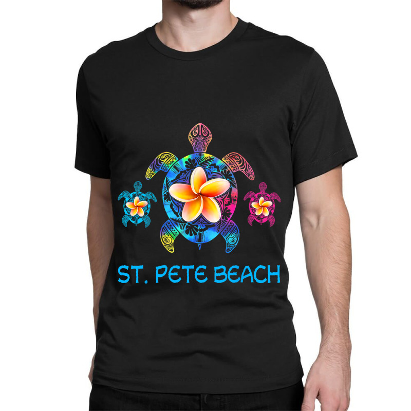 St. Pete Beach Florida 2tribal Tie Dye Sea Turtle Classic T-shirt by KeziahSingleta | Artistshot