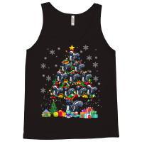 Santa Elf Reindeer Skunk Xmas Tree Light Skunk Tank Top | Artistshot