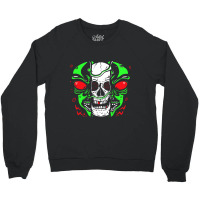 Skeleton Alien Lazy Halloween Costume Cool Skull B Crewneck Sweatshirt | Artistshot