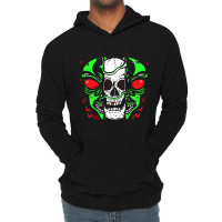 Skeleton Alien Lazy Halloween Costume Cool Skull B Lightweight Hoodie | Artistshot