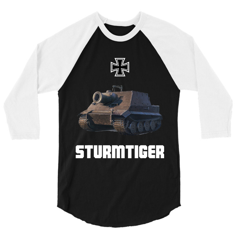 Sturmtiger German Heavy Tank Ww2 Military Sturmmö 3/4 Sleeve Shirt | Artistshot