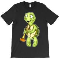 Sea Turtle Trumpet Player Kids Music Orchestra Tru T-shirt | Artistshot