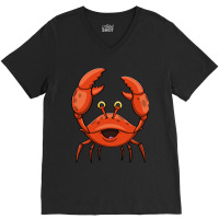 Sea Animal Crab Women Funny Flammingo Love 21 V-neck Tee | Artistshot