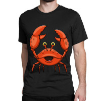 Sea Animal Crab Women Funny Flammingo Love 21 Classic T-shirt | Artistshot