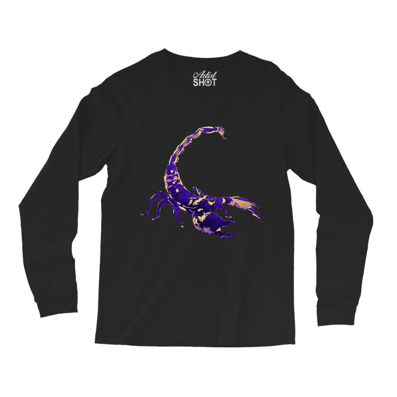 Scorpion Bug Novel Design For Wildlife Nature Love Long Sleeve Shirts by ARTHURDINES | Artistshot