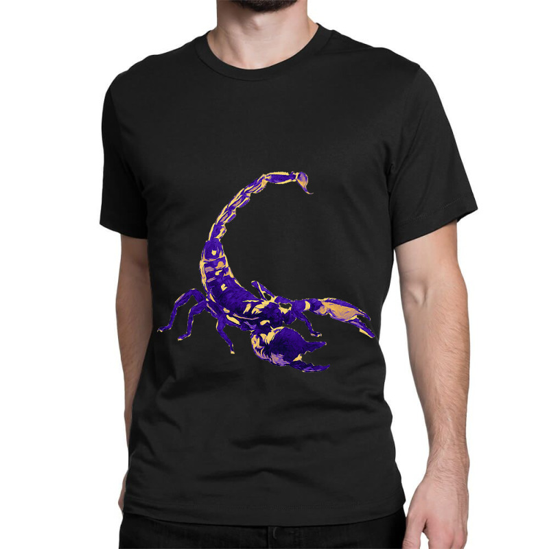 Scorpion Bug Novel Design For Wildlife Nature Love Classic T-shirt by ARTHURDINES | Artistshot