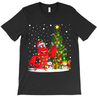 Santa Lobster Fish Xmas Tree Lighting Lobster Chri T-shirt | Artistshot