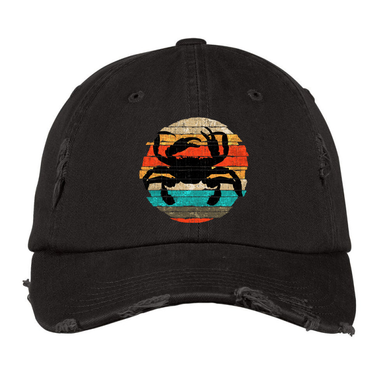 Sea Animal Lover Seafood Retro Crabbing Crab Vintage Cap by ISAACGODOY | Artistshot