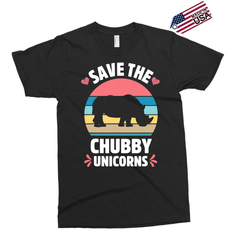 Save The Chubby Unicorns Vintage Funny Rhino Anima Exclusive T-shirt | Artistshot