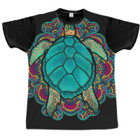 Sea Animal Turtle Lover Polynesian Tattoo Tribal T Graphic T-shirt | Artistshot