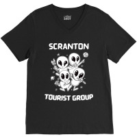 Scranton Native Pride Alien Funny State Tourist Sp V-neck Tee | Artistshot