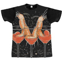 Shrimp Prawn Cocktail Glasses Sauce Seafood 43 Graphic T-shirt | Artistshot