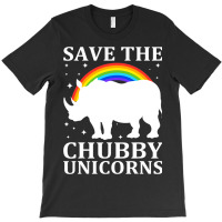 Save The Chubby Unicorns Vintage Funny Rhino Anima T-shirt | Artistshot